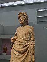 Statue, Apotre (de Guillaume de Nourriche, Paris, eglise Saint-Jacques-de-l'Hopital, 1319-1324, Calcaire lutetien)(2)